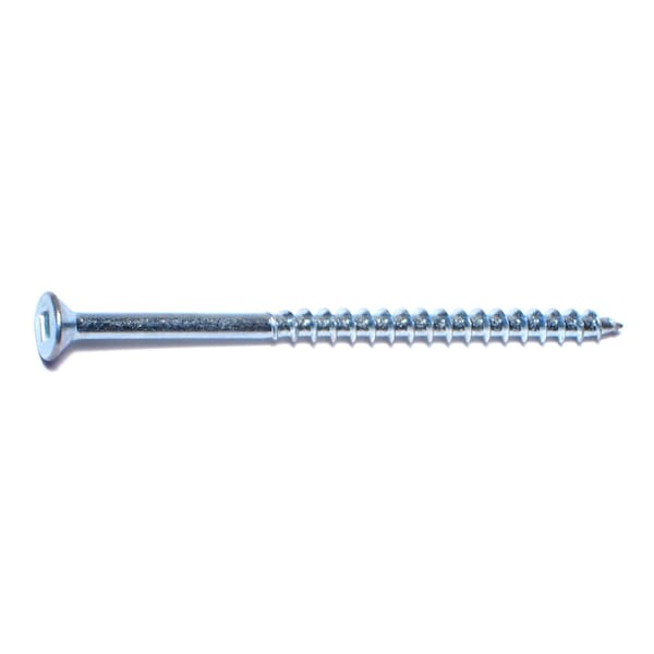 Midwest Fastener Sheet Metal Screw, #8 x 3 in, Zinc Plated Steel Flat Head Square Drive, 100 PK 08616 - main